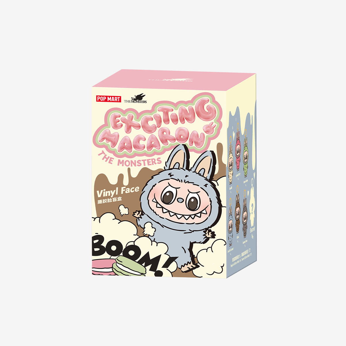 🍬 Labubu “Exciting Macaron” Vinyl Face Blind Box – 17 cm | POP MART Limited Edition